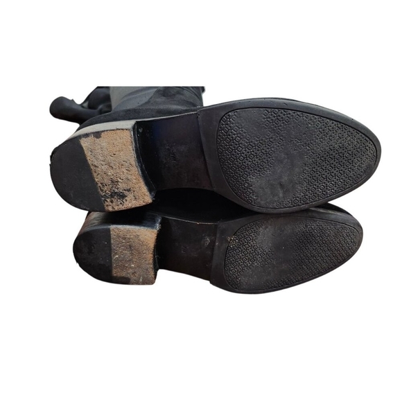 Tory Burch Caitlin Stretch Suede Over-The-Knee Boots, Black Size 7  $550 - Picture 9 of 16